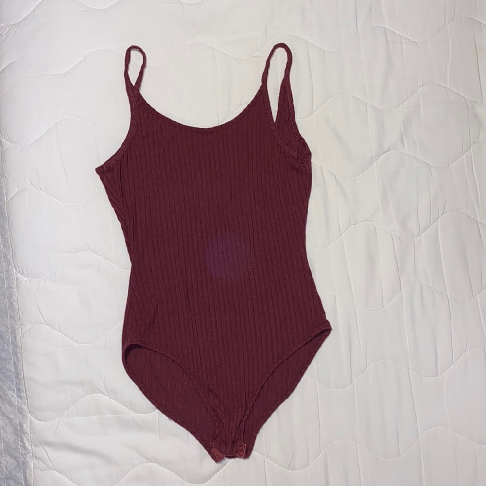 Maroon Body Suit